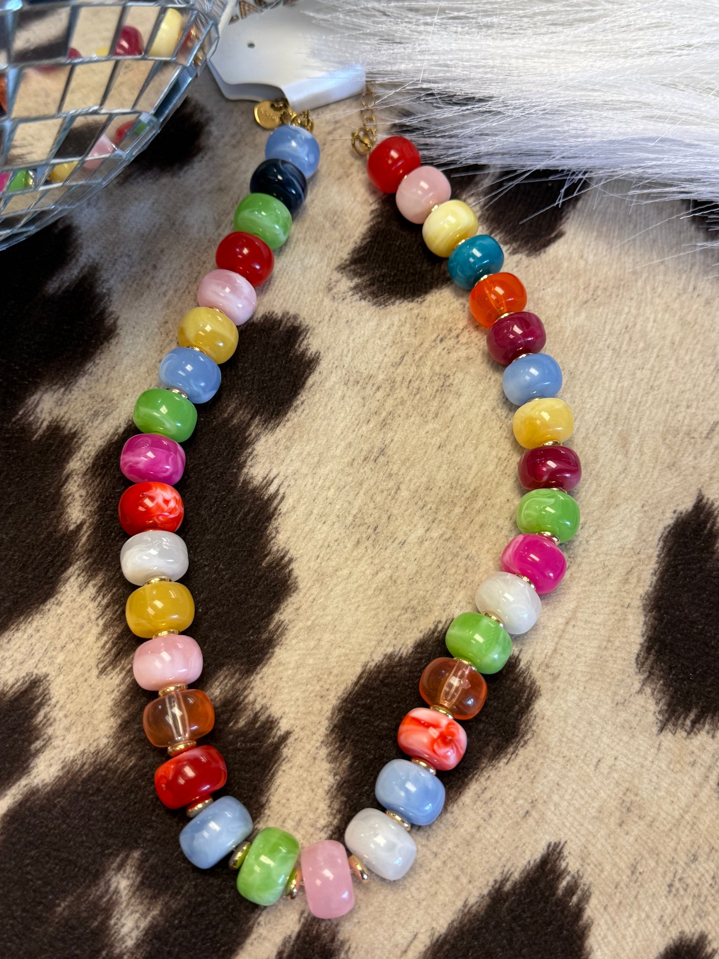 Candy Confetti Beaded Necklace