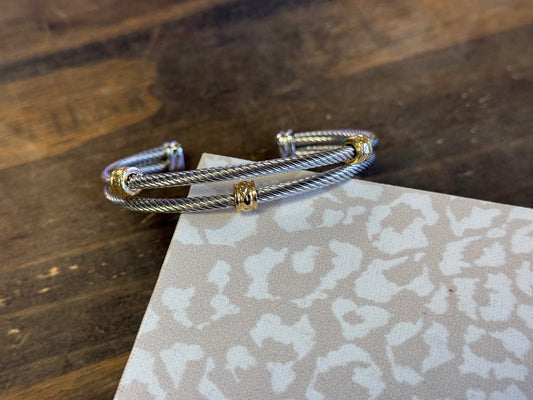 Golden Horizon Cuff Bracelet
