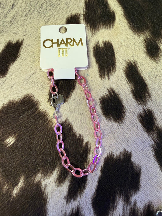 Pink charm Bracelet