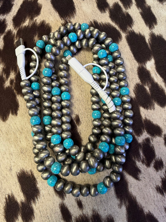 Turquoise Silver Charger