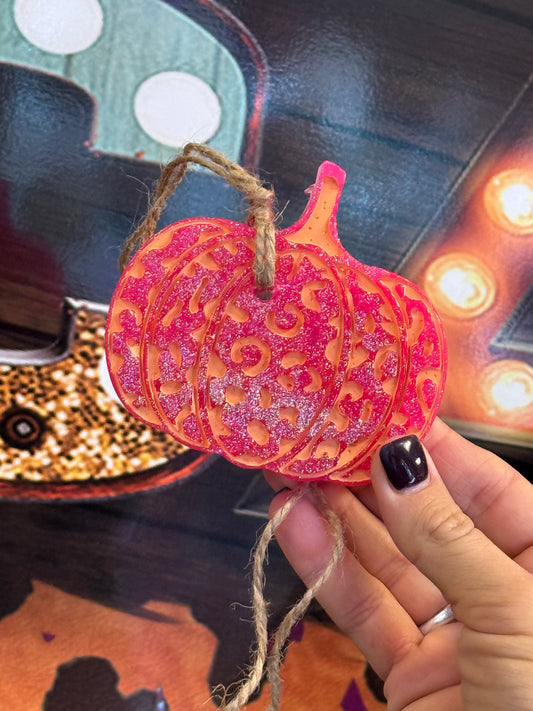 Pink Scroll Pumpkin
