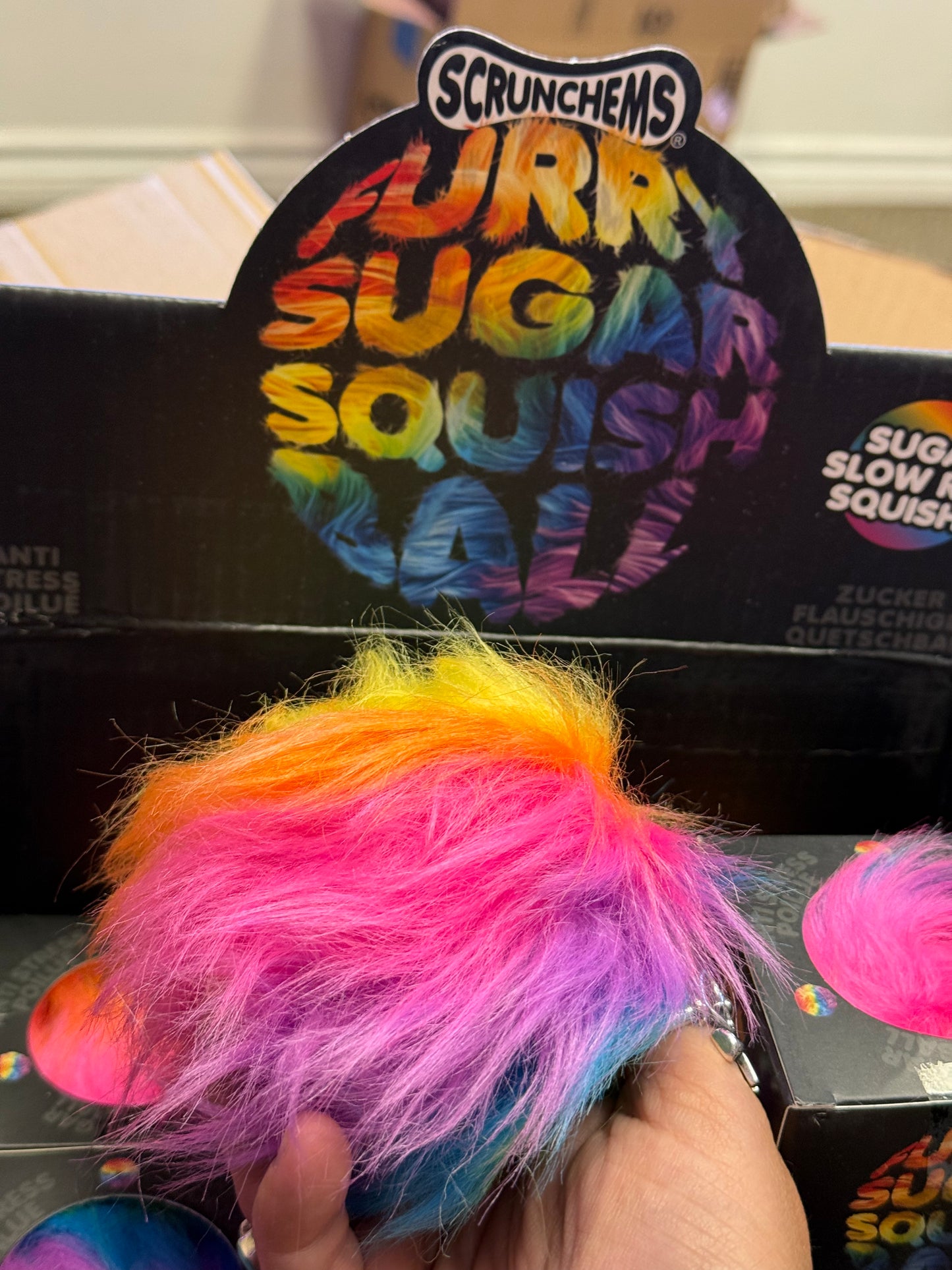 Furry Squishy Ball