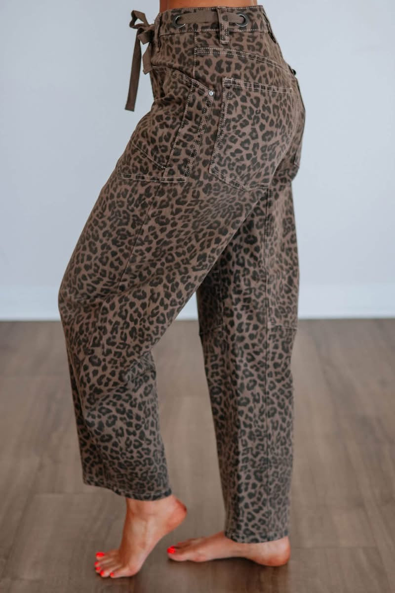 Wild Intentions Leopard Jeans