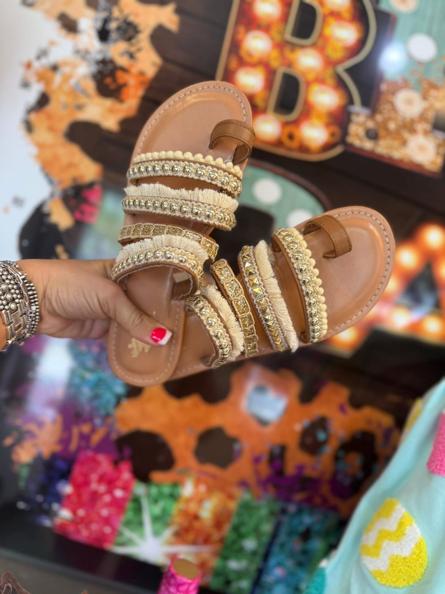 Champagne Wishes Sandals