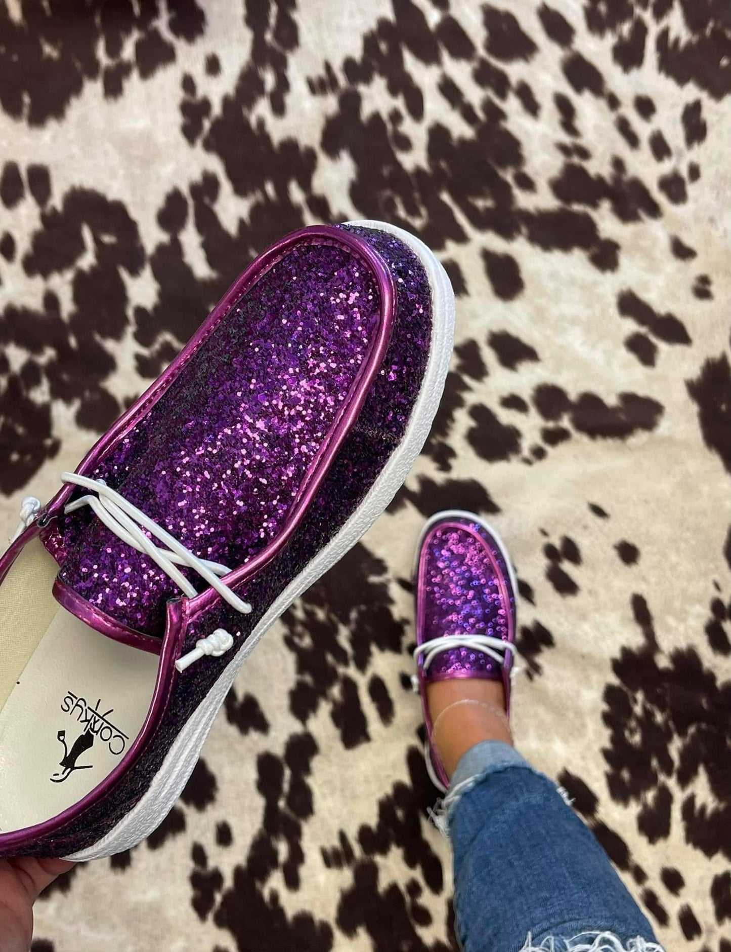 Electric Plum Slip-Ons