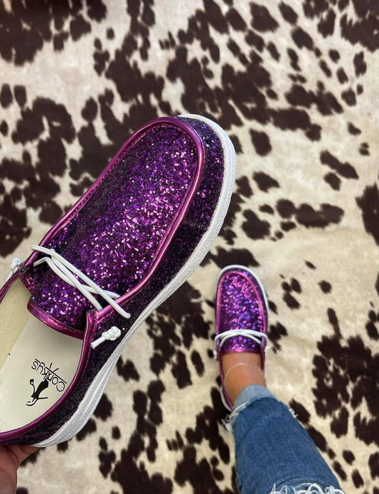 Electric Plum Slip-Ons