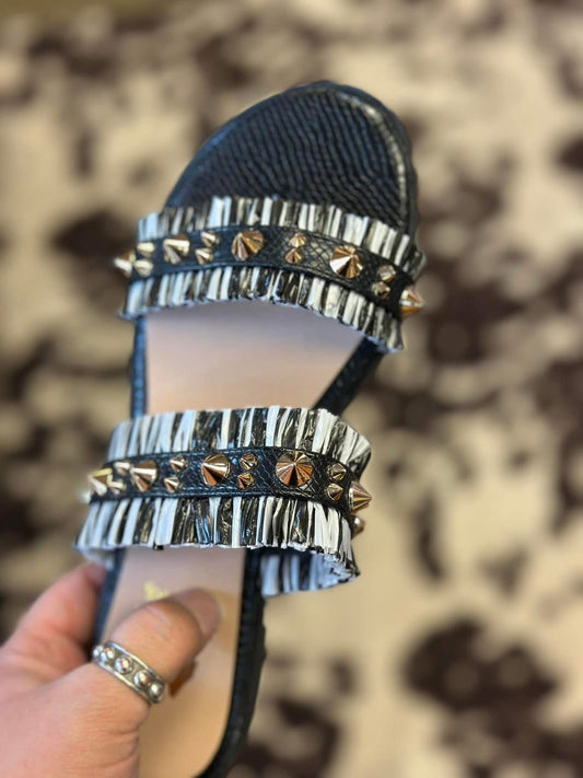 Midnight Rebel Sandals