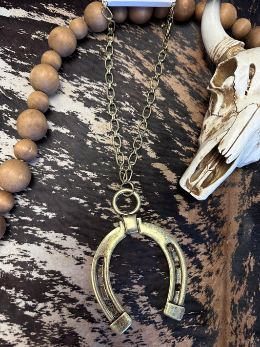 Lucky Horseshoe Necklace