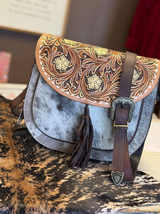 Prairie Bloom Saddle Bag